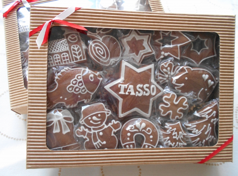 Dárková krabička - vánoční perníčky Tasso